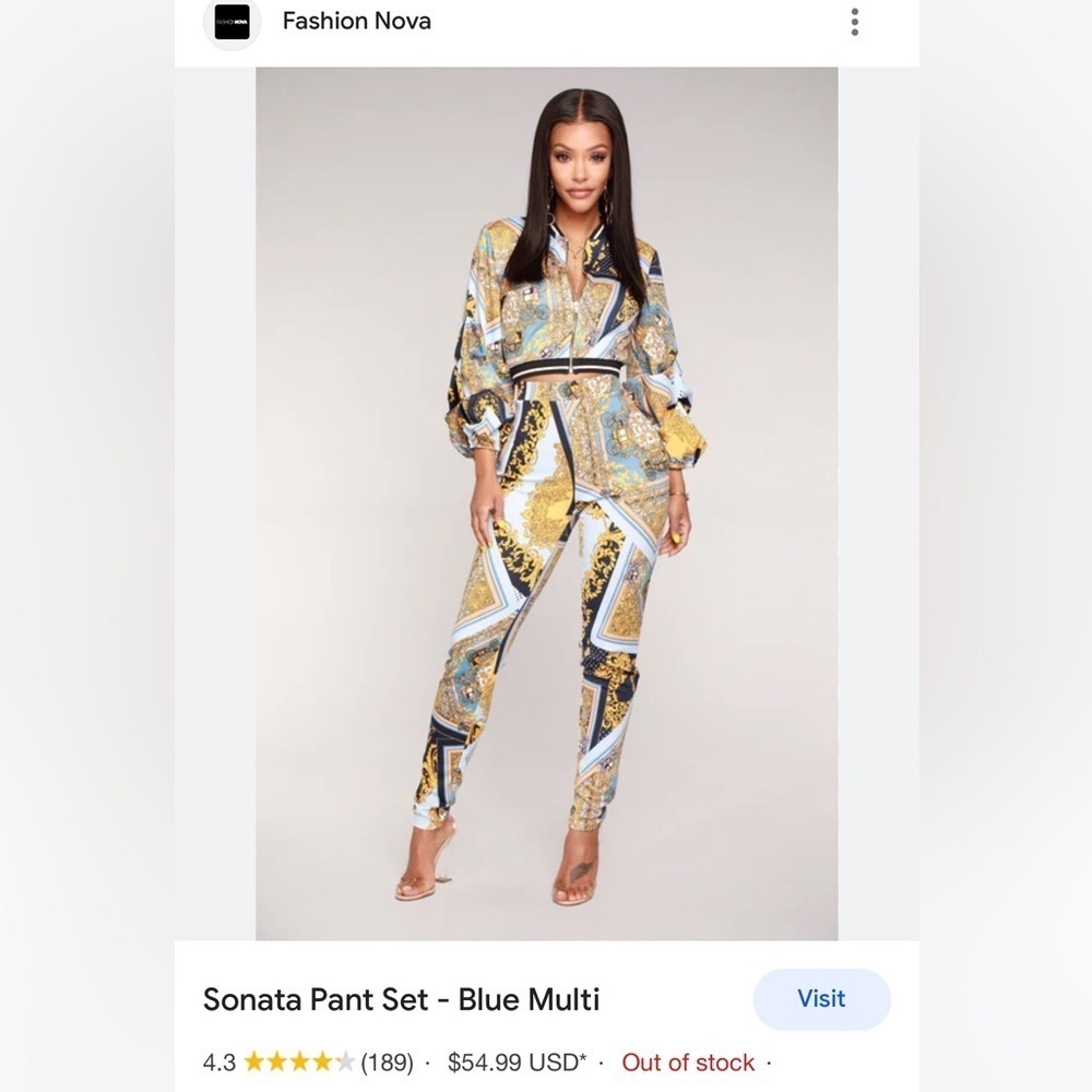 Fashion Nova Colorful Set NWT